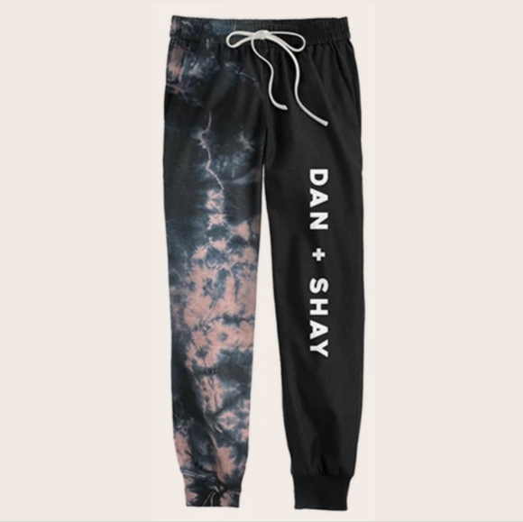 🆕️ Dan + Shay Tie Dye Logo Joggers - Picture 9 of 9